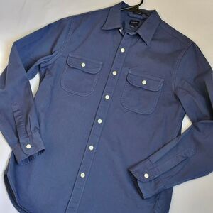 J. Crew Men's Navy Button Down Shirt